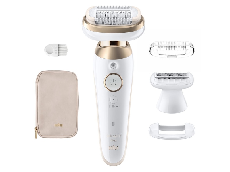 Braun Silk-épil 9 Flex 3D Epilator SES9-041 (hvit/gull) Epilator & IPL-hårfjerning