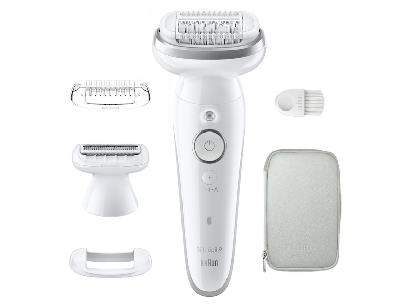 Braun Silk-épil 9 Epilator SES9-041 (hvit/sølv) Epilator & IPL-hårfjerning