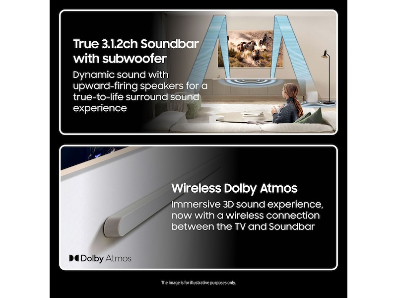 Samsung HW-S811D soundbar med subwoofer (hvit) Lydplanker