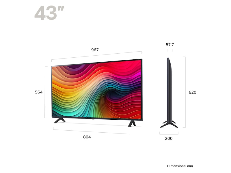 LG 43'' NANO 81 4K TV (2024) 43NANO81T6A TV-er