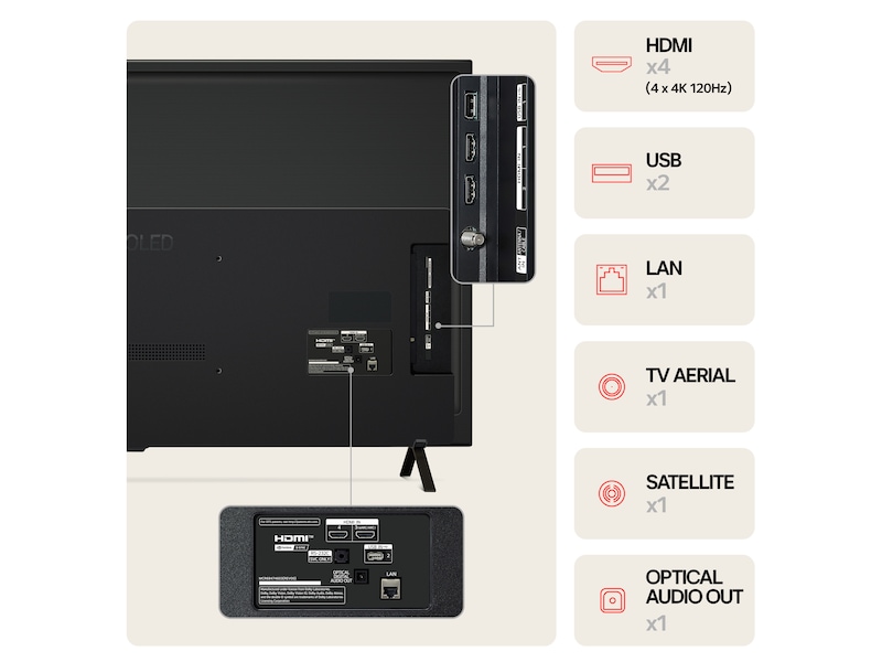 LG 55'' OLED B4 4K TV (2024) OLED55B46LA 50 - 59 tommer TV