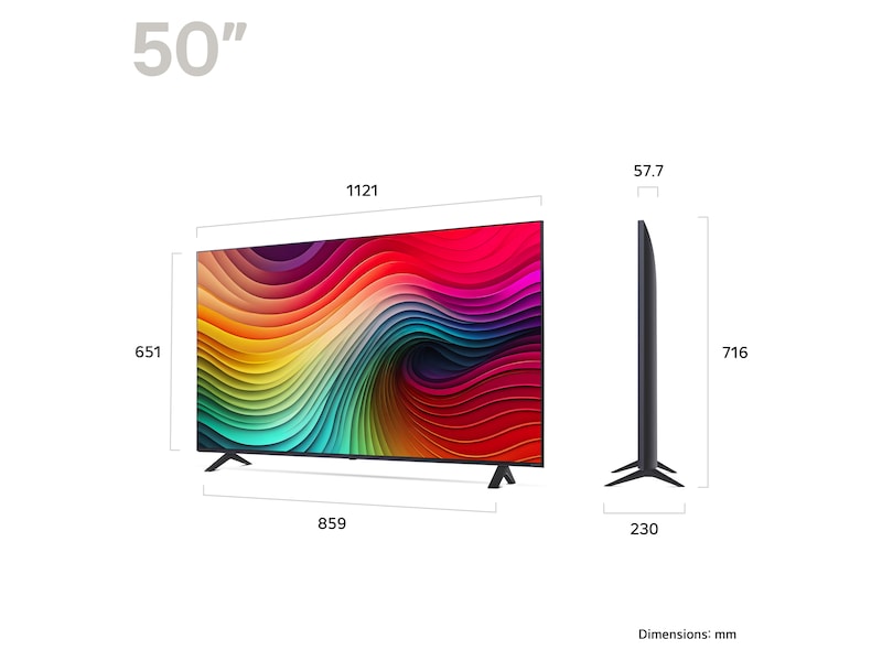 LG 50'' NANO 81 4K TV (2024) 50NANO81T6A TV-er