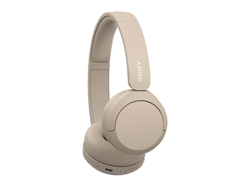 Sony WH-CH520 trådløse hodetelefoner, On-Ear (beige) Hodetelefoner