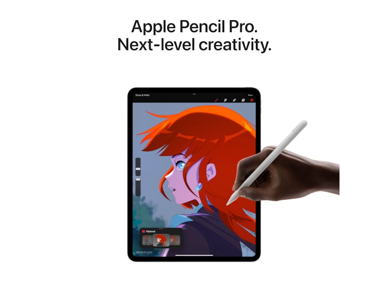 iPad Pro 13" (2024) 256GB 5G (stellarsvart) Nettbrett / iPad