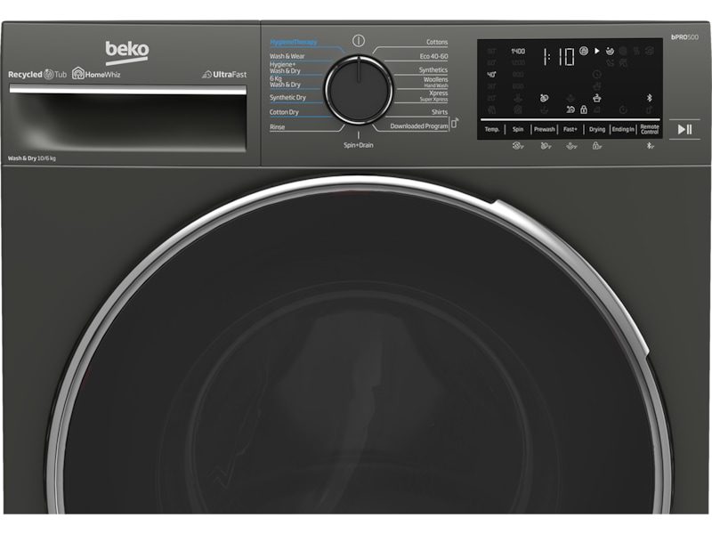 Beko BDFT710442MB  Vask/Tørk (sort) Kombinert vaskemaskin og tørketrommel