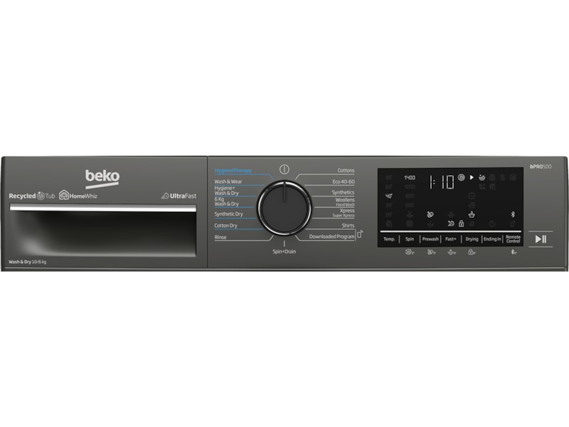 Beko BDFT710442MB  Vask/Tørk (sort) Kombinert vaskemaskin og tørketrommel