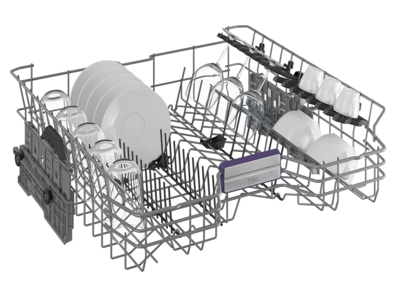 Beko BDUN38641DD Oppvaskmaskin (sort) Underbygd oppvaskmaskin