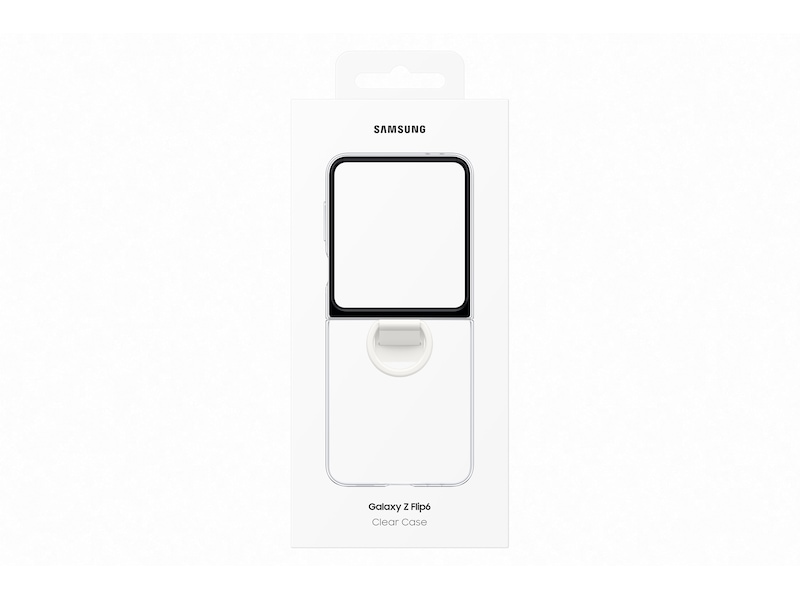 Samsung Galaxy Z Flip6 Clear Case deksel (gjennomsiktig) Mobildeksel