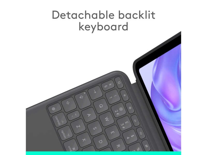 Logitech iPad Pro 11" Combo Touch tastaturdeksel (grafitt) Deksel til nettbrett