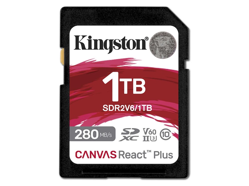 Kingston Canvas React Plus V60 1TB Minnekort til foto & video