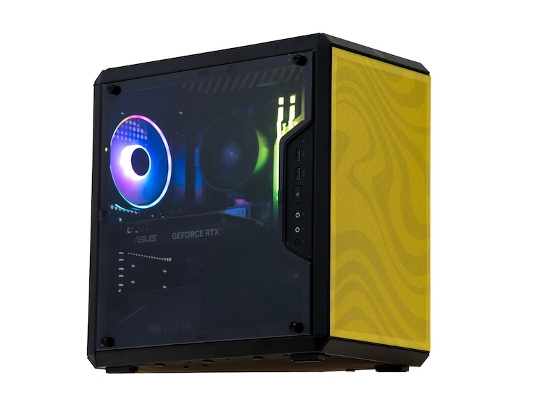 Komplett-PC Entry Plus Yellow Gaming-PC stasjonær