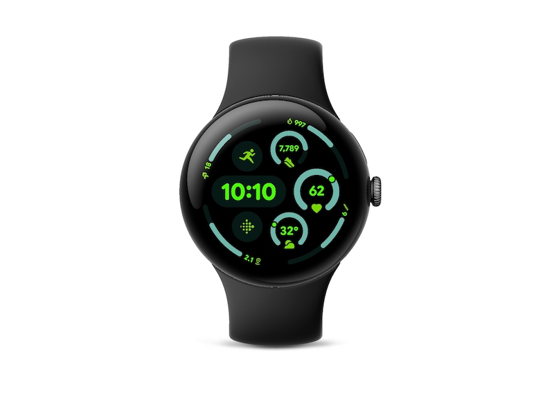 Google Pixel Watch 3 Large 45mm WiFi (obsidian) Smartklokker