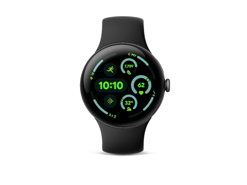 Google Pixel Watch 3 Large 45mm LTE (obsidian) Smartklokker