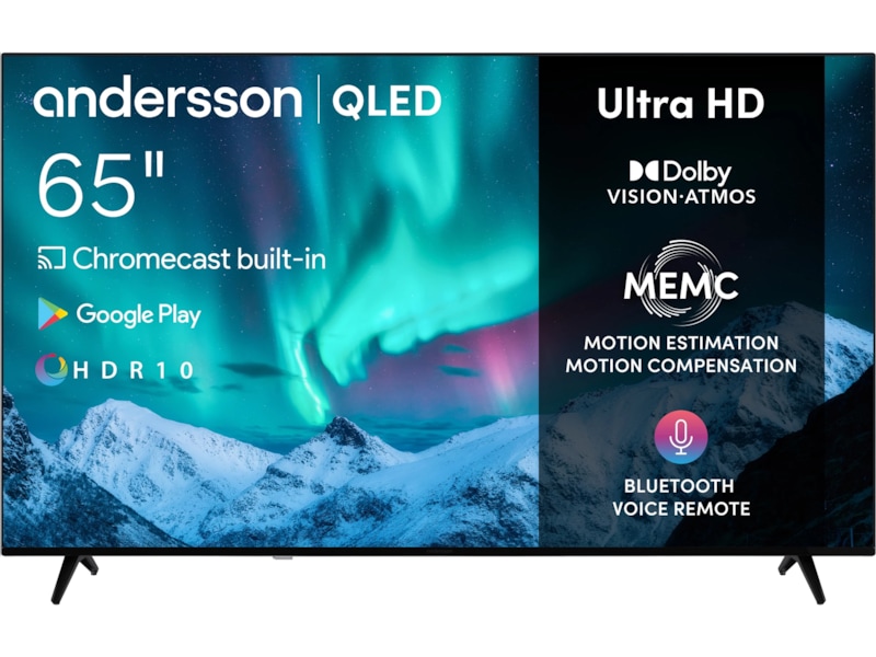 Andersson 65" 4K QLED-TV QLED6550UHD 60 - 69 tommer TV