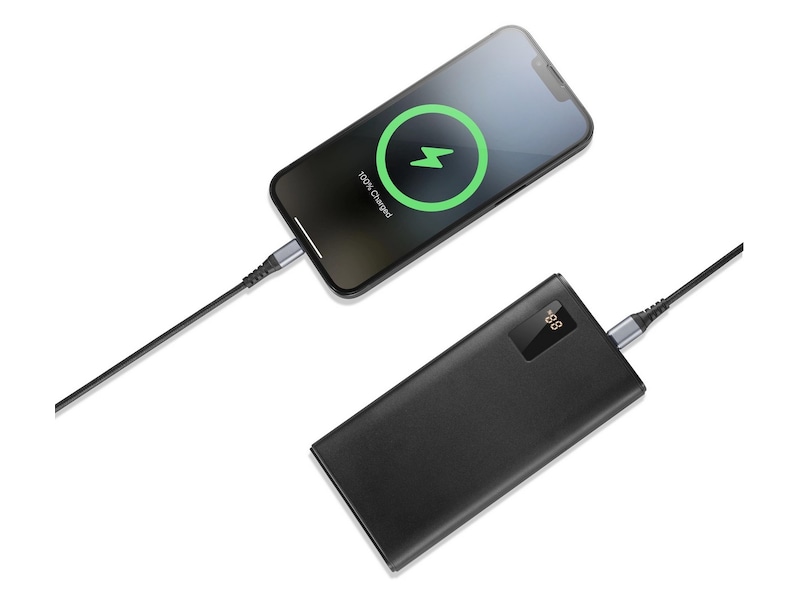 Andersson Flettet USB-C til Lightning kabel 3m (sort) USB-kabler