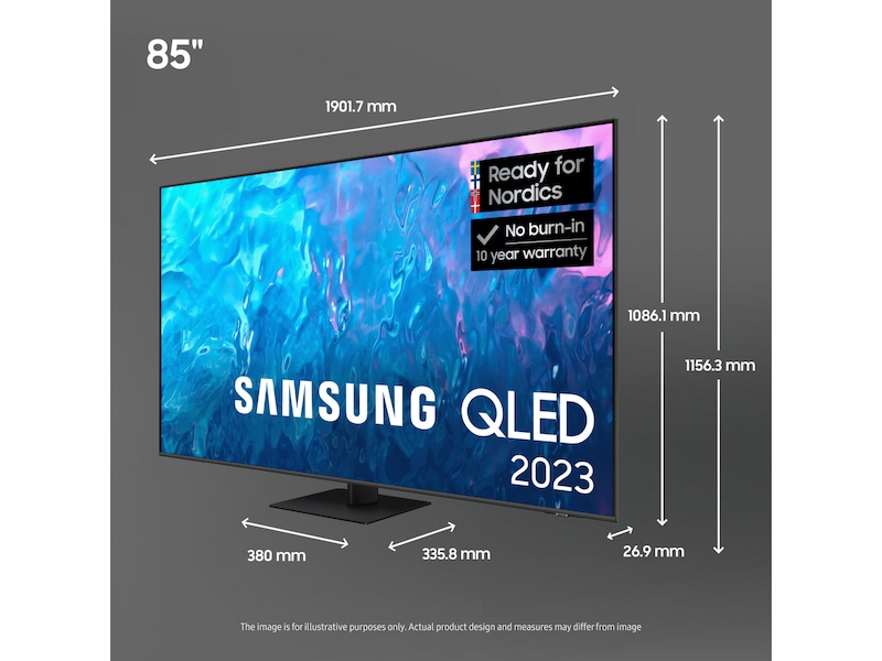 Samsung 85" Q70 QLED 4K TQ85Q70C -B-Grade Demo TV/projektor