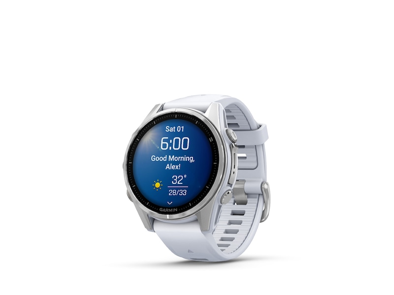 Garmin fenix 8 AMOLED 43mm GPS (stainless steel/whitestone) Smartklokker