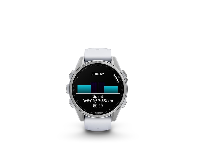 Garmin fenix 8 AMOLED 43mm GPS (stainless steel/whitestone) Smartklokker