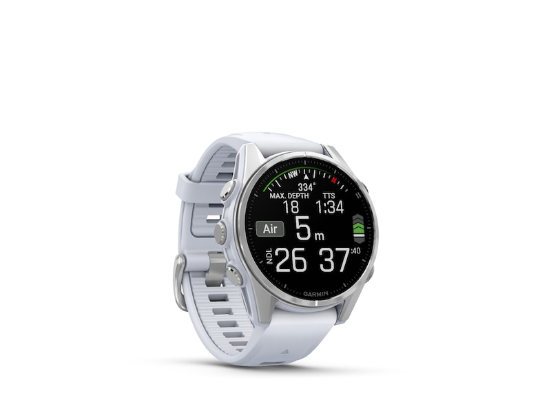 Garmin fenix 8 AMOLED 43mm GPS (stainless steel/whitestone) Smartklokker