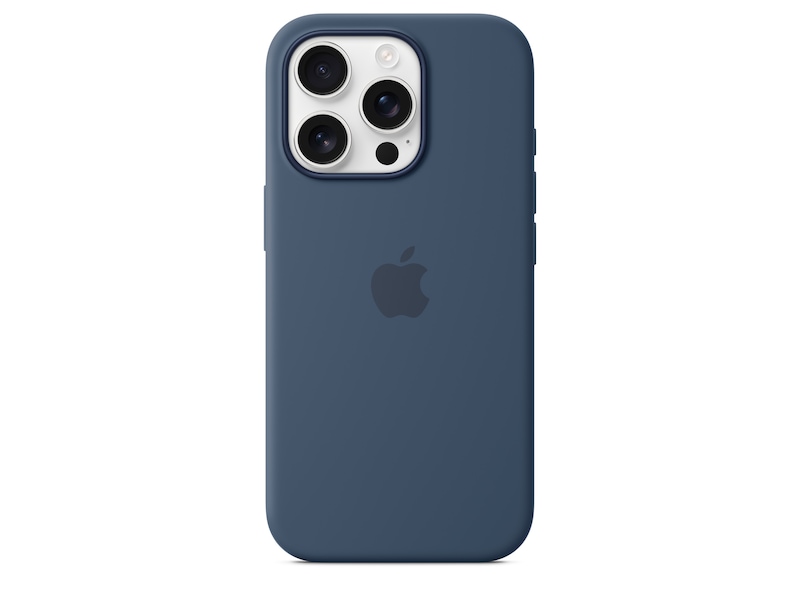 Apple iPhone 16 Pro Silikondeksel (denim) Mobildeksel