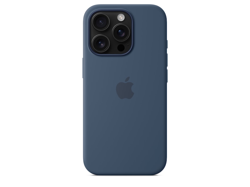 Apple iPhone 16 Pro Silikondeksel (denim) Mobildeksel