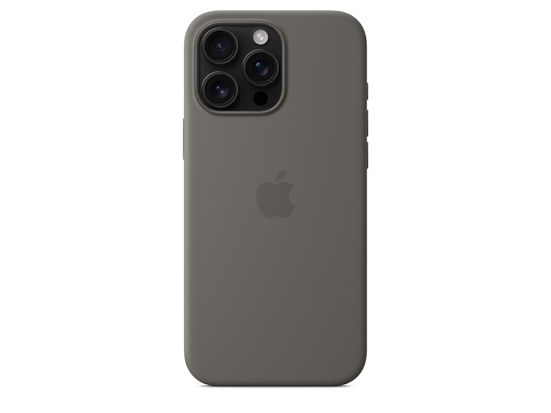 Apple iPhone 16 Pro Max Silikondeksel (steingrå) Mobildeksel