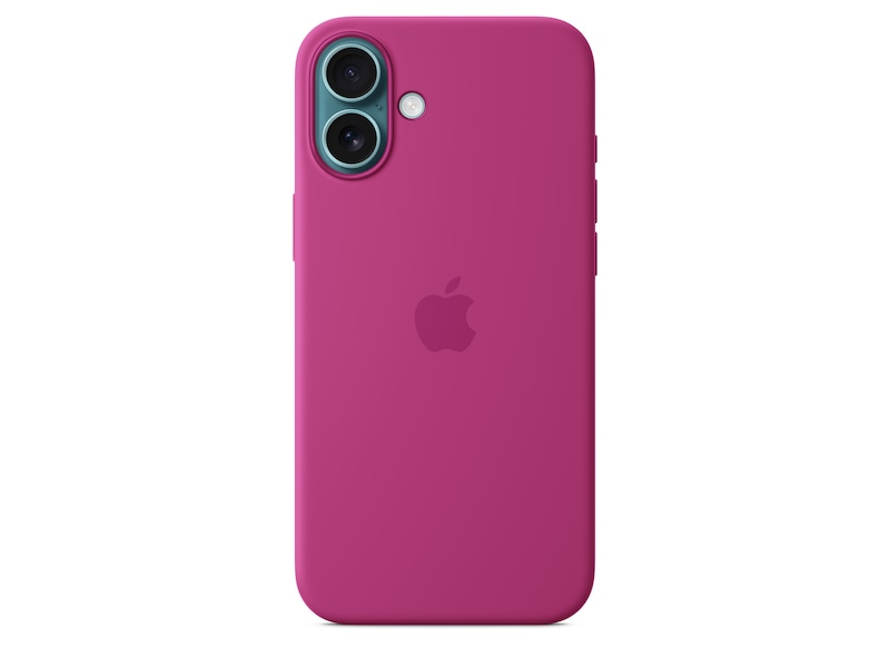 Apple iPhone 16 Plus Silikondeksel (fuksia) Mobildeksel