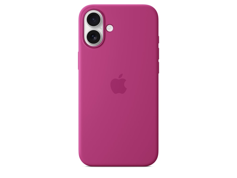 Apple iPhone 16 Plus Silikondeksel (fuksia) Mobildeksel