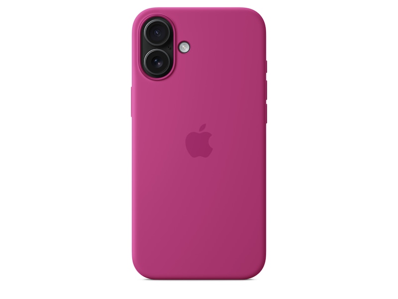 Apple iPhone 16 Plus Silikondeksel (fuksia) Mobildeksel