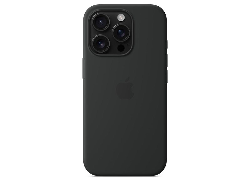 Apple iPhone 16 Pro Silikondeksel (sort) Mobildeksel