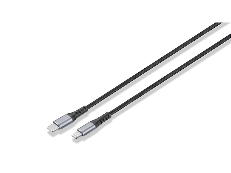 Andersson Flettet USB-C til Lightning kabel 1,5m (sort) 2pk USB-kabler