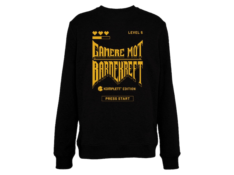 Gamere Mot Barnekreft Crewneck XS Merchandise