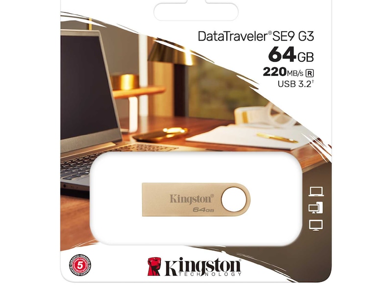 Kingston DataTraveler SE9 G3 64GB Minnepenn / USB