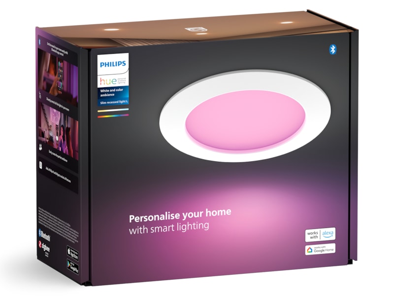 Philips Hue Slim innfelt spotlight 170 mm (hvit) Taklampe