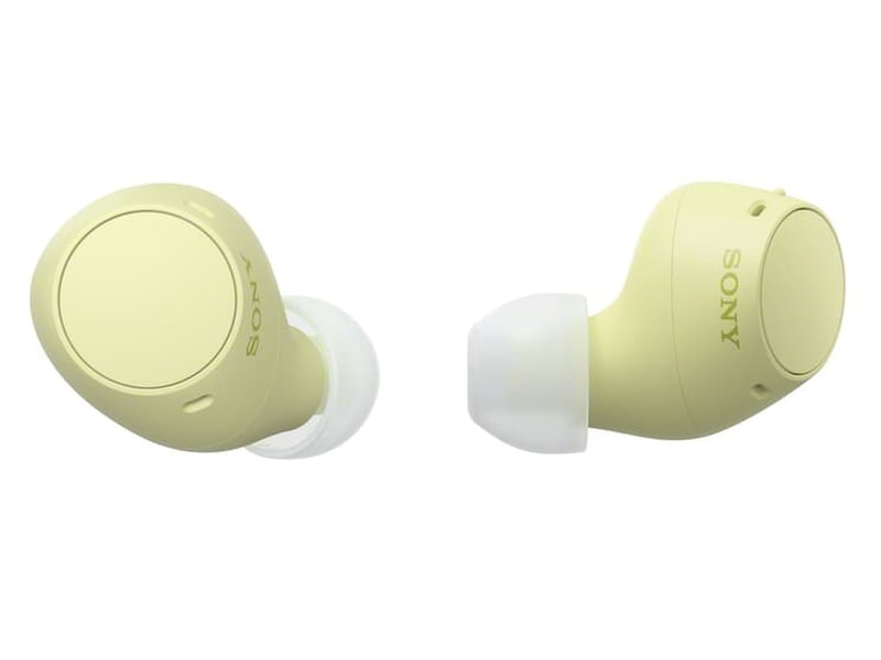 Sony WF-C510 Trådløse ørepropper, In-ear (gul) Hodetelefoner