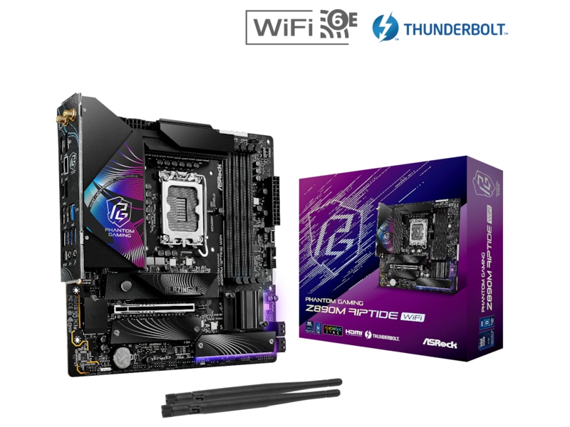 ASRock Z890M RIPTIDE WIFI Hovedkort Intel Socket