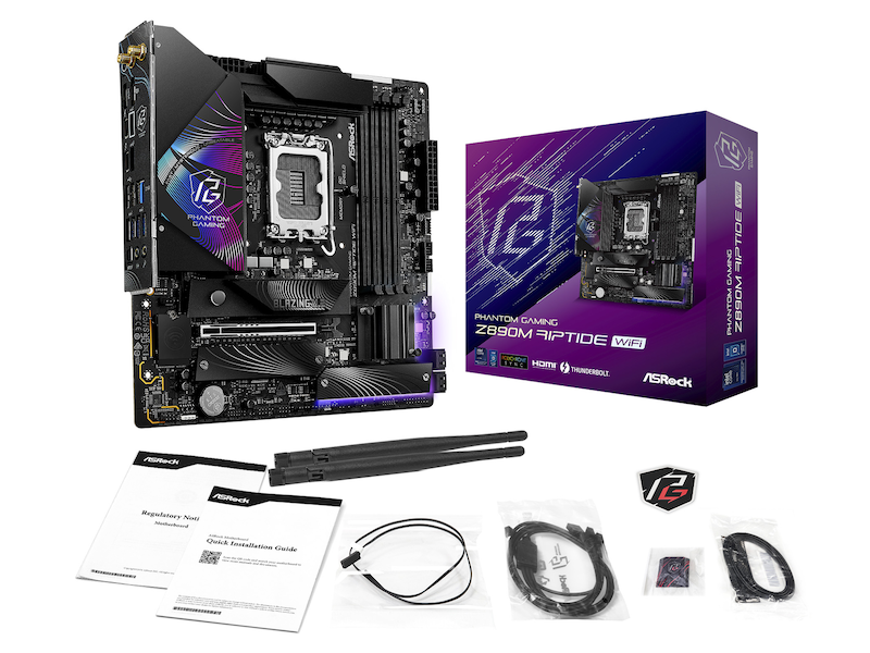 ASRock Z890M RIPTIDE WIFI Hovedkort Intel Socket