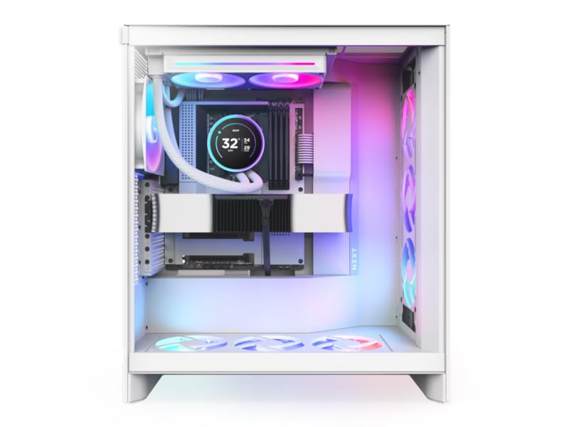 NZXT Kraken 240 Elite V2 2024 RGB Kjøler (hvit) CPU - Vannkjøling