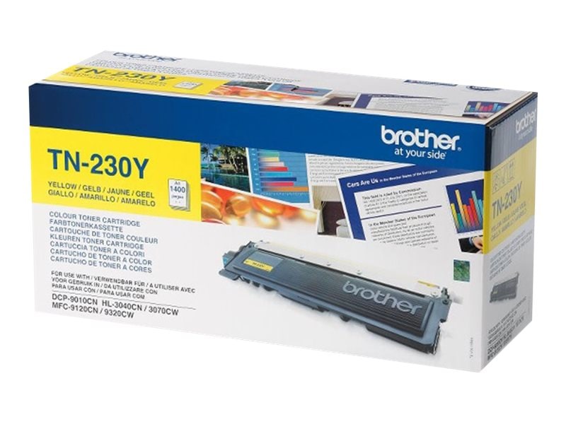 Brother Toner TN230Y Gul 1400 sider Lasertoner