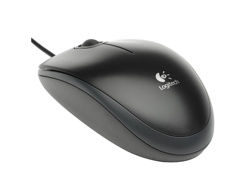 Logitech B100 Optical USB Mouse Black Mus