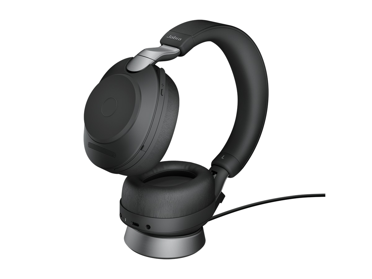 Jabra Evolve2 85, Link380a UC Stereo Stand Black Headset