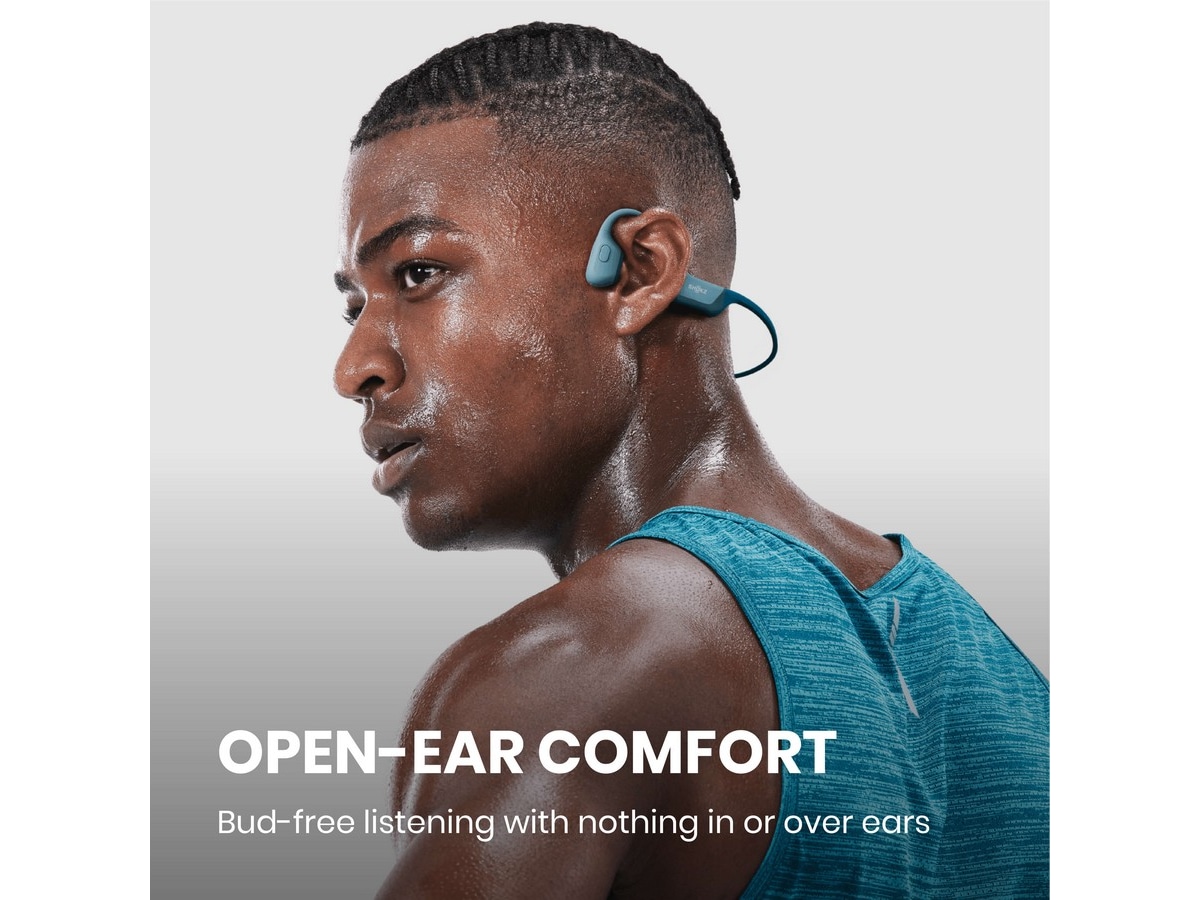 SHOKZ OpenRun Pro Trådløse Hodetelefoner, On-Ear (blå) Hodetelefoner