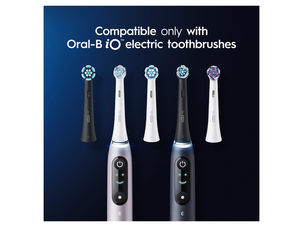 Oral-B iO Ultimate Clean tannbørstehoder 6 stk (hvit) Tannbørstehoder