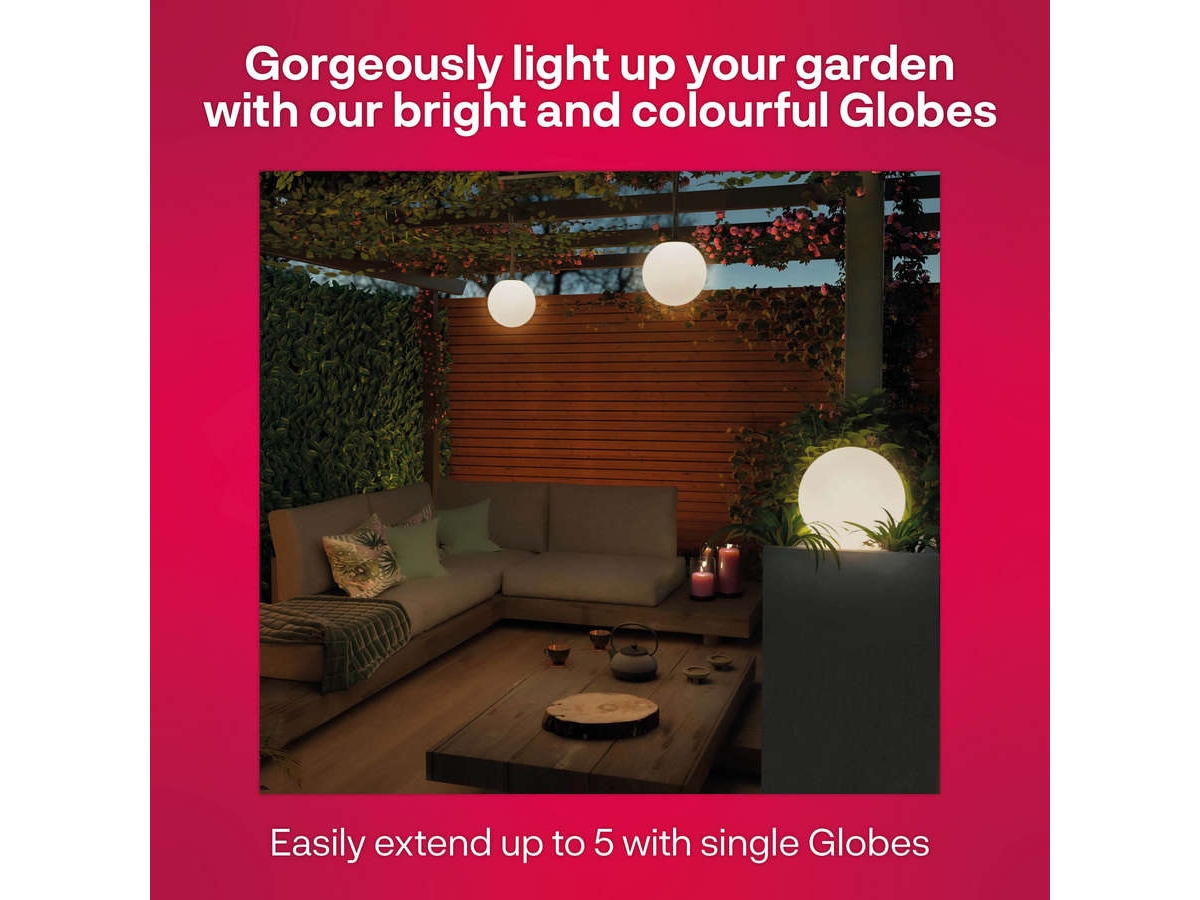 Innr smart utendørs globe farge 3 pack - fungerer med Philips Hue Lyspærer & LED-pærer