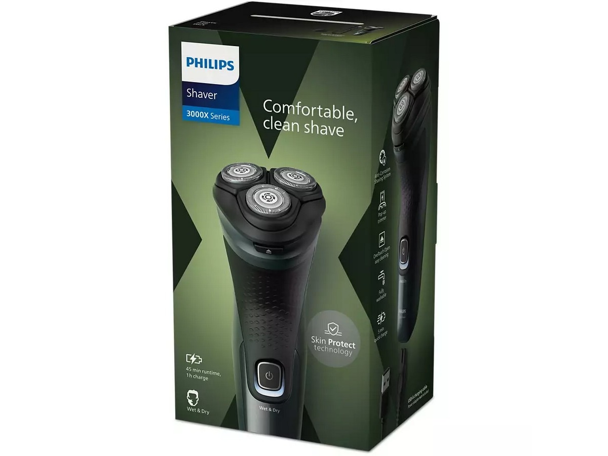 Philips Shaver X3052/00 Elektrisk barbermaskin for våt og tørr bruk Barbermaskiner