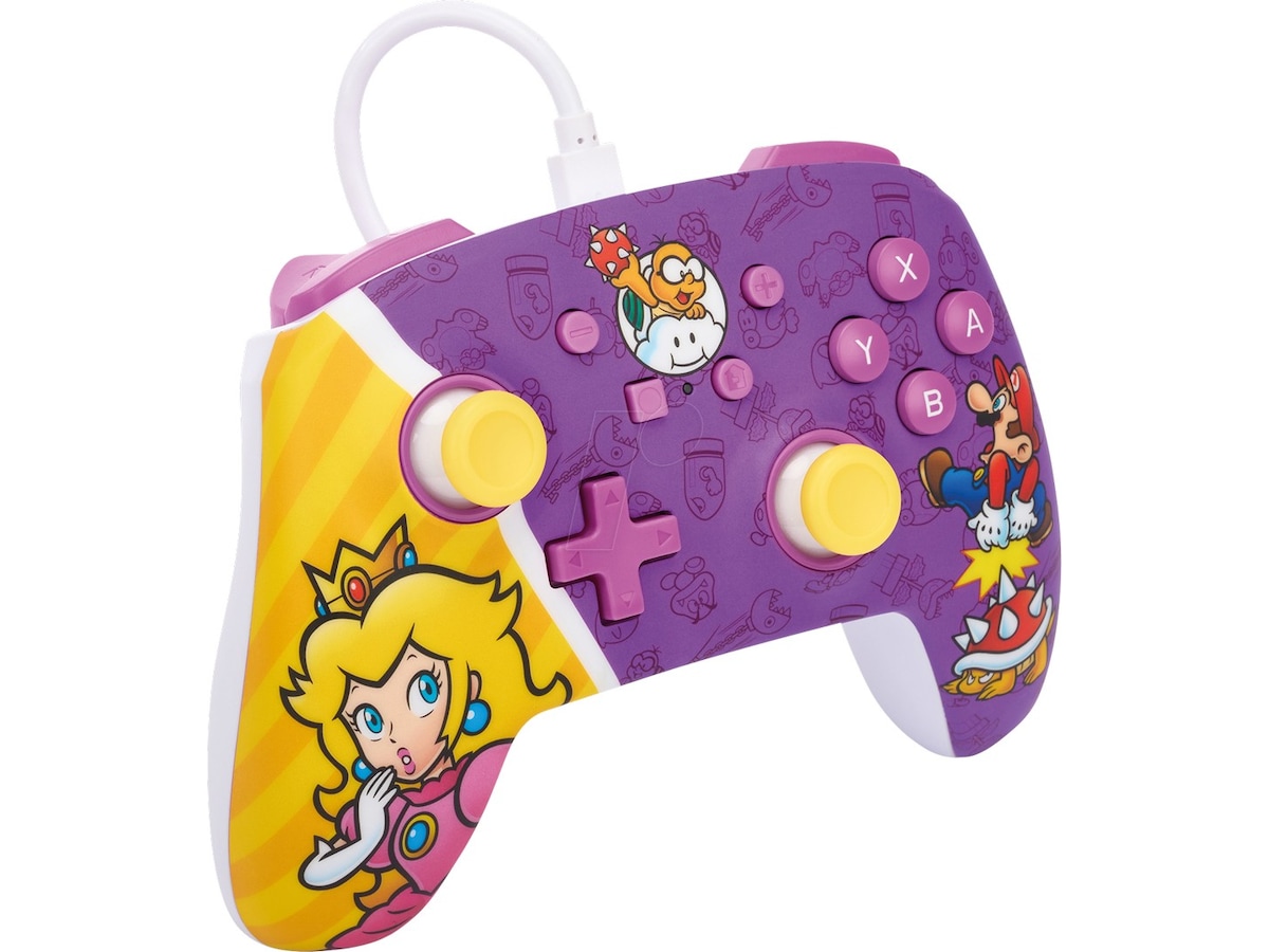 PowerA Enhanced Nintendo Switch Kontroller Princess Peach Tilbehør til spillkonsoller