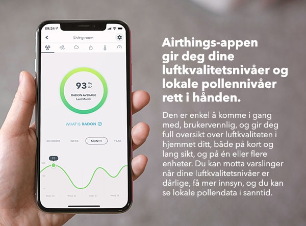 Airthings app