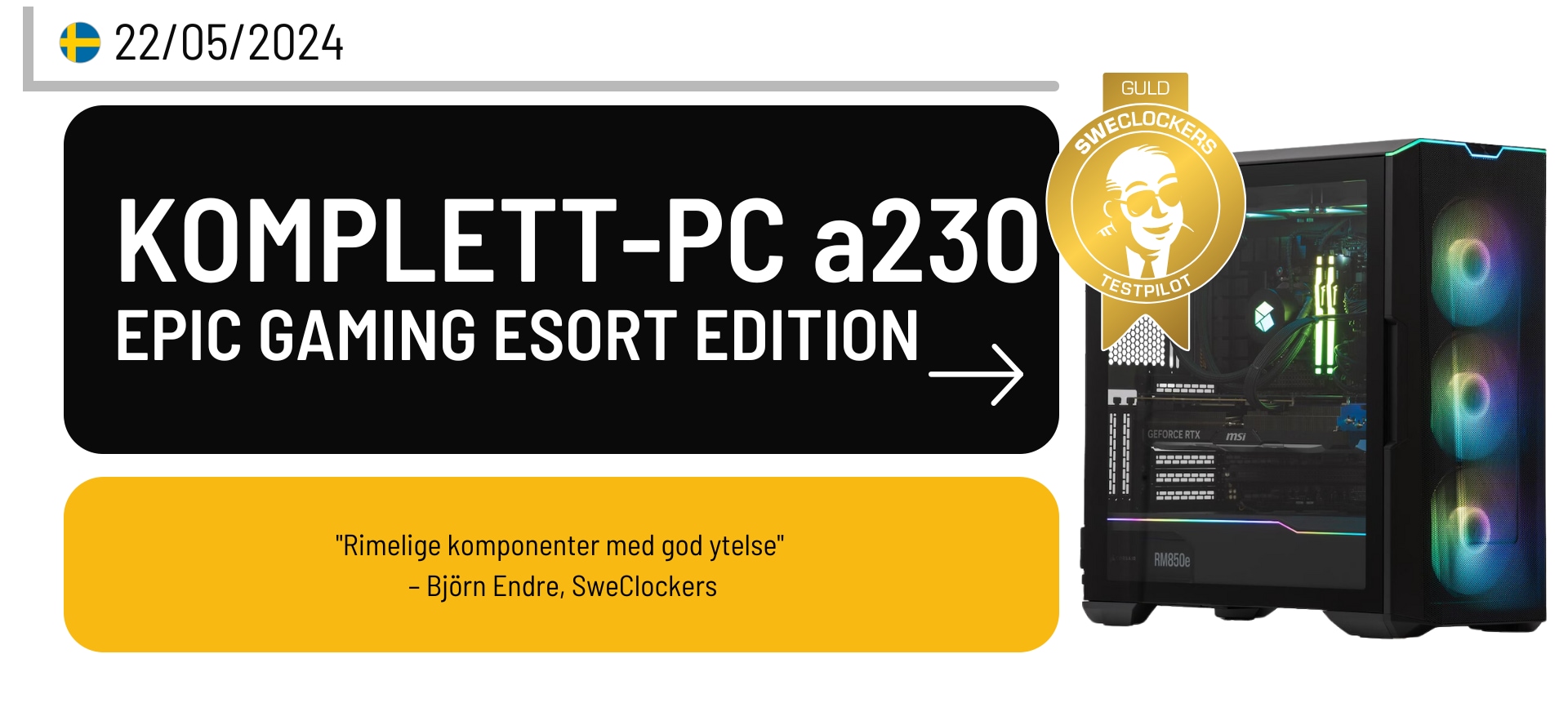 Komplett-PC Epic Gaming a230 Esport Edition