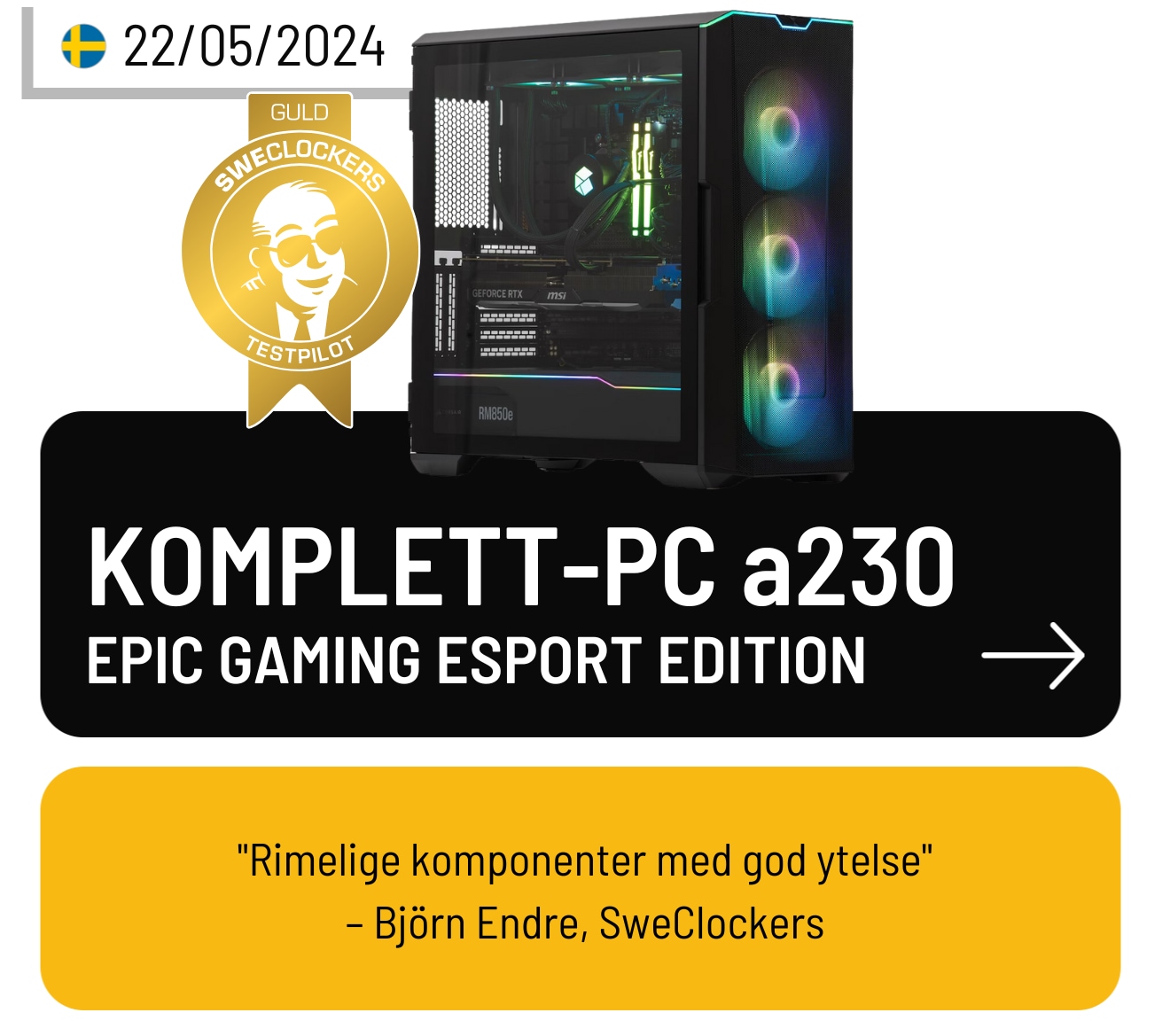 Komplett-PC Epic Gaming a230 Esport Edition