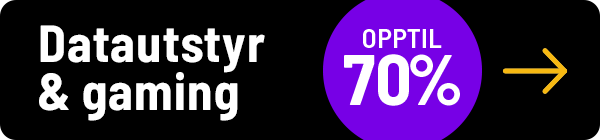 Datautstyr & gaming Black Week Opptil 70%